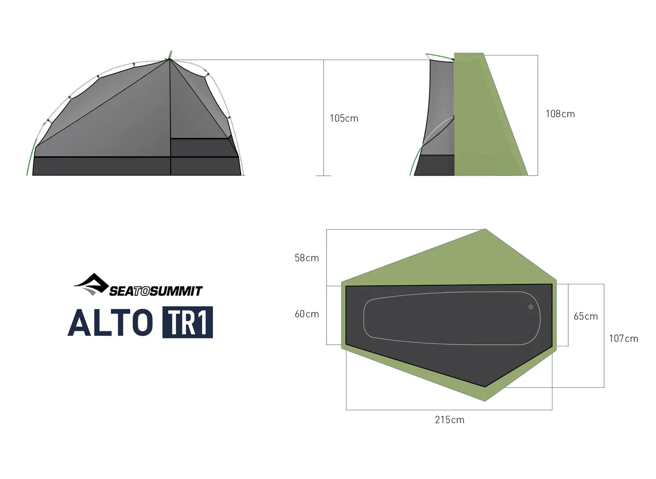 Alto Semi-Free Standing Ultralight Tent - Image 5
